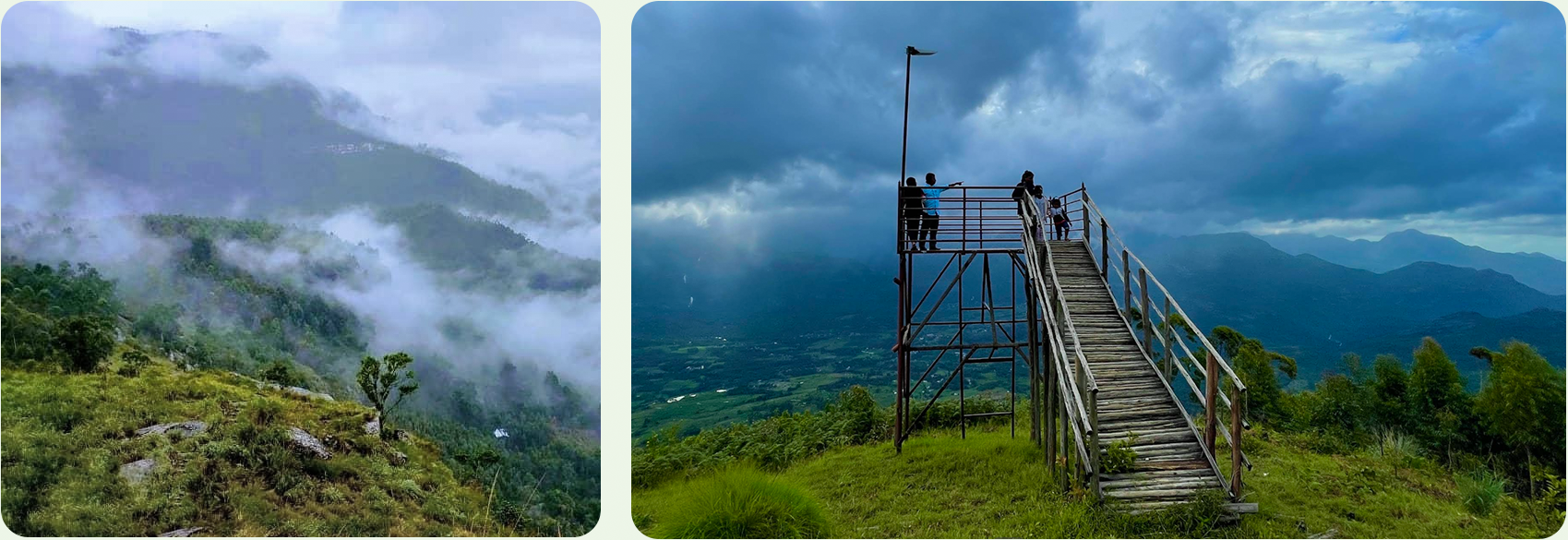 Vrindhavan Mist City, A Hilltop Resort Born in Nature, Kanthalloor, Munnar, Kerala, India